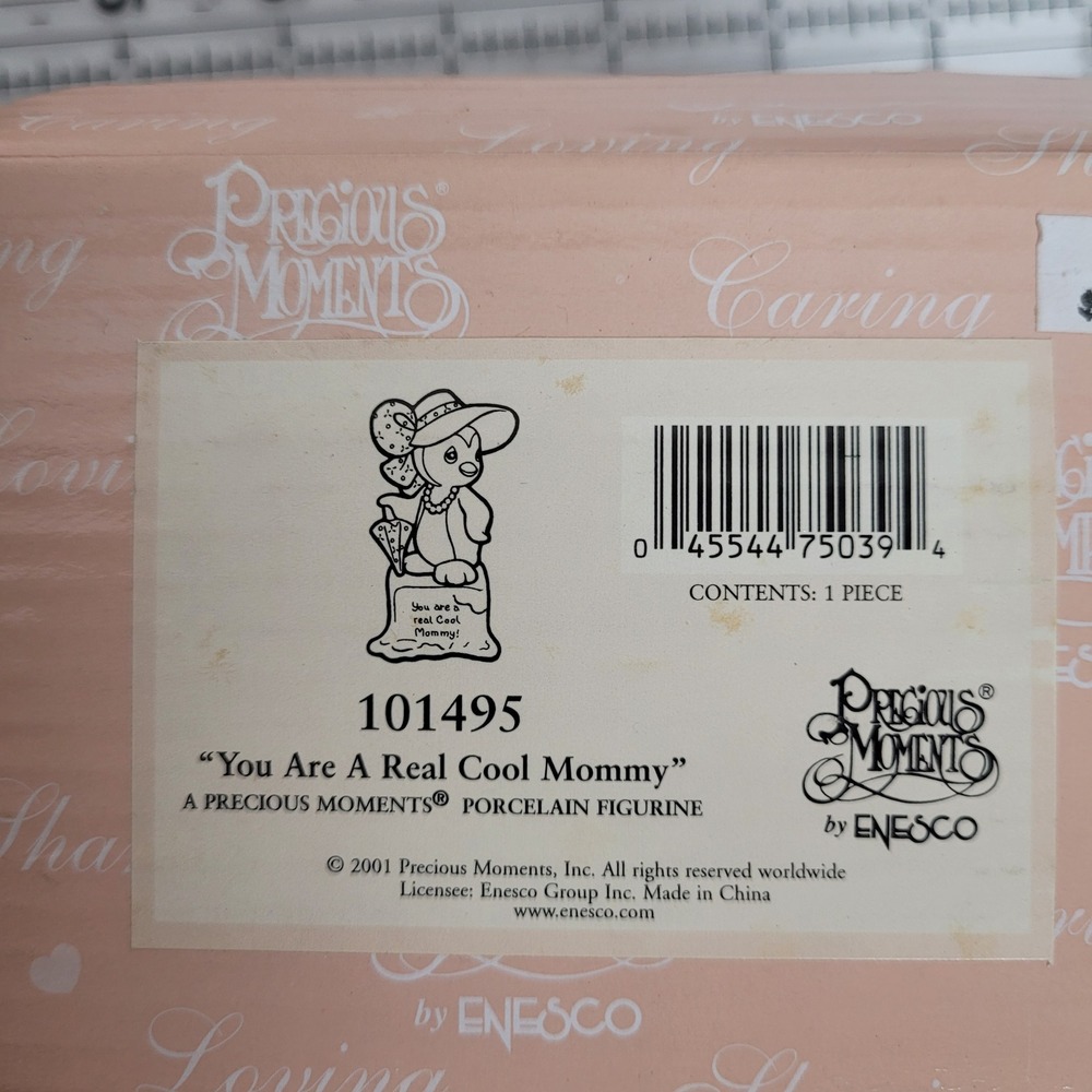 Precious Moments You Are A Real Cool Mommy Penguin Figurine 101495 Enesco 2001